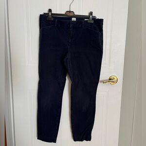 Navy slim pants